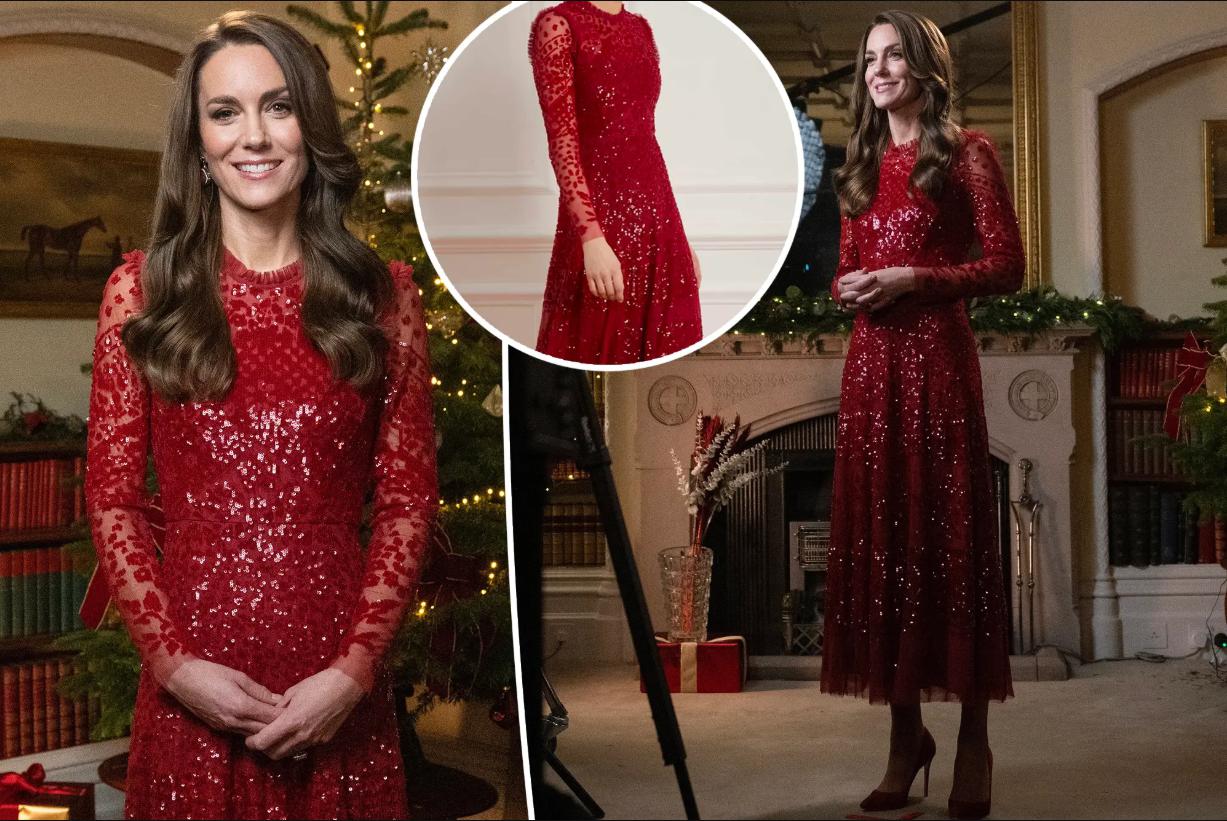 Catherine STOLE THE SPOTLIGHT in a Red Evening Gown Left William Mesmerized and Can’t Look Away