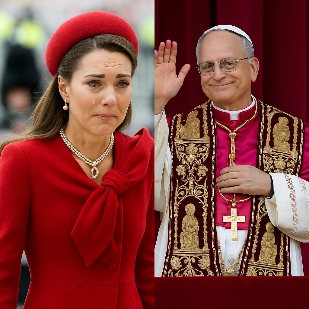 Five minutes ago, the newly appointed Pope Robert Prevost made a shocking statement that stunned the entire United Kingdom: “The type of cancer Kate is suffering from is…