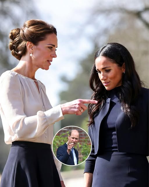 A tense exchange and a warning from Princess Catherine to Meghan Markle.