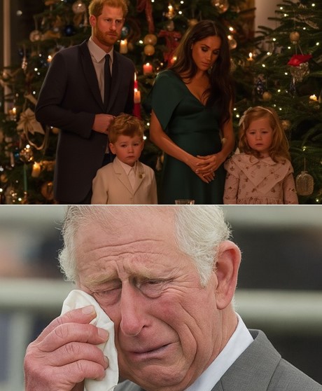 DARK CHRISTMAS! Prince Harry sends an URGENT midnight message to King Charles on Christmas night, reporting a sudden TRAGEDY: “My wife, Meghan has…