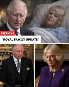 HEARTBREAKING — JUST 3 MINUTES AGO! King Charles stuns the world with a devastating announcement about Camilla’s health. White flags rise over the Palace as curious media flood the royal gates. In a moment that leaves the nation frozen, the King breaks down, sobbing uncontrollably as he cries: “Oh… my wife has…