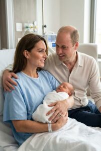 PINK OR BLUE… PRINCESS OR PRINCE?” William stuns the nation as he announces the birth of his FOURTH child at a London hospital, sending Britain into pure celebration. Fans hold their breath, desperate to know the truth. Then, smiling radiantly, Princess Kate finally reveals the shocking answer: “Oh… it turns out our fourth child is a…