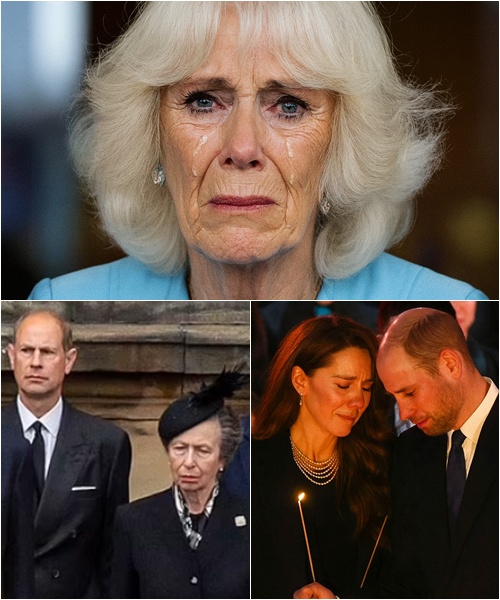 POST-CHRISTMAS SHOCKER Princess Anne and her husband rush into the Palace to deliver devastating news to the entire Royal Family. An unprecedented scene of sorrow unfolds — Kate trembles in William’s arms as heartbreak grips the room. Only Harry appears distant and unmoved from the family’s pain, whispering: “Oh… it hurts so much, Camilla…