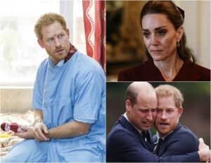 SHOCKING NEWS — 1 HOUR AGO Fans burst into tears as Prince Harry delivers heartbreaking news to the Palace. Kate appears exhausted, eyes heavy from sleepless nights, while William holds his brother tightly, trying to comfort him. Supporters around the world begin to pray. Harry’s fragile voice breaks the silence: “I’m so sorry to say that…