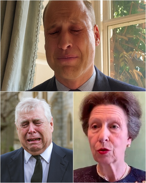 SAD NEWS 2 MINUTES AGO! Dark clouds cloaked Buckingham as William’s trembling voice broke the silence with tragic news. In the dead of night, the royals gathered—no press, no cameras, only grief. Then Prince Edward’s anguished cry pierced the air: “She has…