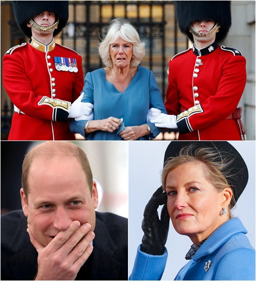 7 MINUTES AGO! William hid a sly smile as the royal family watched in stunned silence — Camilla expelled from the palace after his bold move. Diana’s admirers celebrated, but in her final moments, Camilla whispered three chilling words… and what followed could shatter the monarchy.